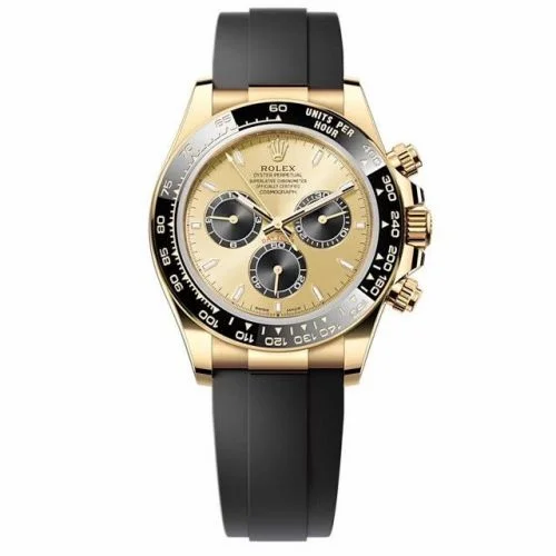 Rolex Cosmograph Daytona Yellow Gold - Cerachrom / Champagne - Black / Oysterflex 126518LN-0012 (M126518LN-0012)